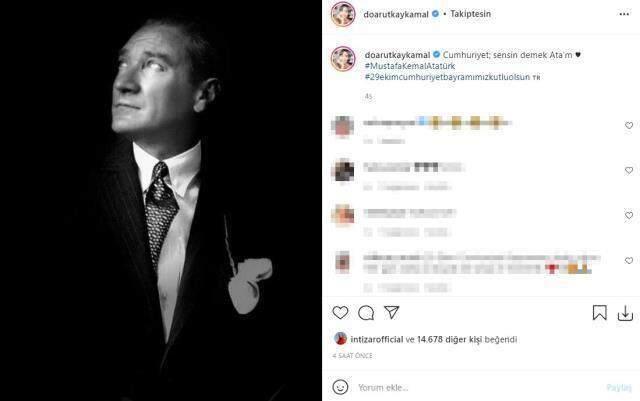 Ünlü isimlerin sosyal medyada 29 Ekim Cumhuriyet Bayramı paylaşımları Ünlü isimlerin sosyal medyada 29 Ekim Cumhuriyet Bayramı paylaşımları