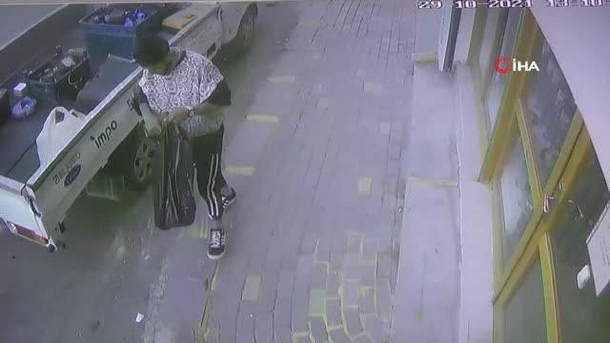 Son dakika haberi | Matkap hırsızı kamerada