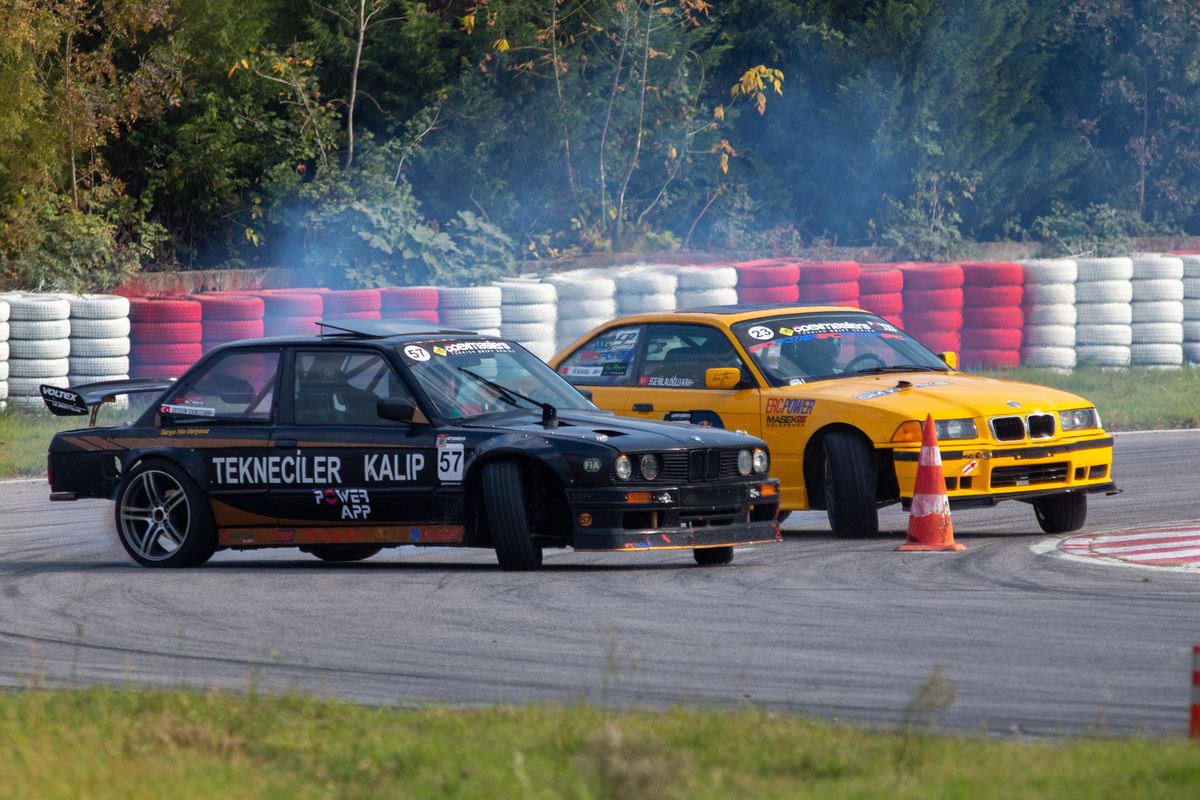 Apex Masters Türkiye Drift Şampiyonası ikinci yarışı, Kocaeli'de yapıldı