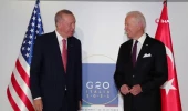 Cumhurbaşkanı Recep Tayyip Erdoğan'ın İtalya'nın Başkenti Roma'da düzenlenen G20 Liderler Zirvesi kapsamında ABD Başkanı Joe Biden ile görüşmesi...
