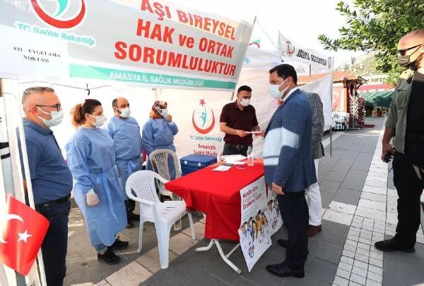 Aşılamada Türkiye ikincisi Amasya'da maksat birincilik
