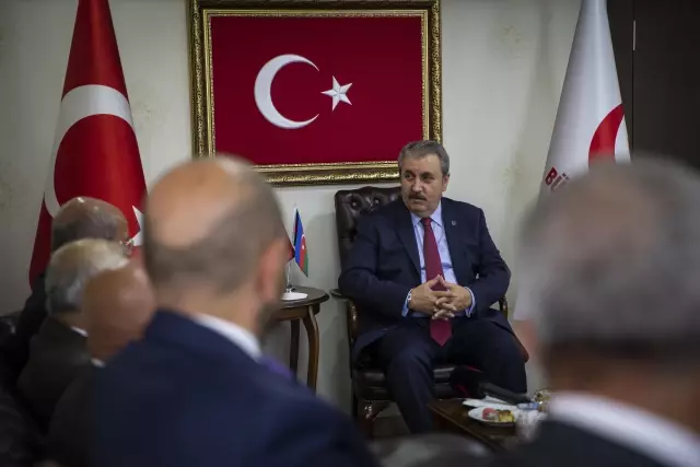 BBP Genel Başkanı Destici, ATO Başkanı Baran'ı kabul etti