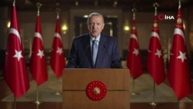 Cumhurbaşkanı Erdoğan, Türk Kurulu Başsavcılar Şurası'na görüntü ileti gönderdi