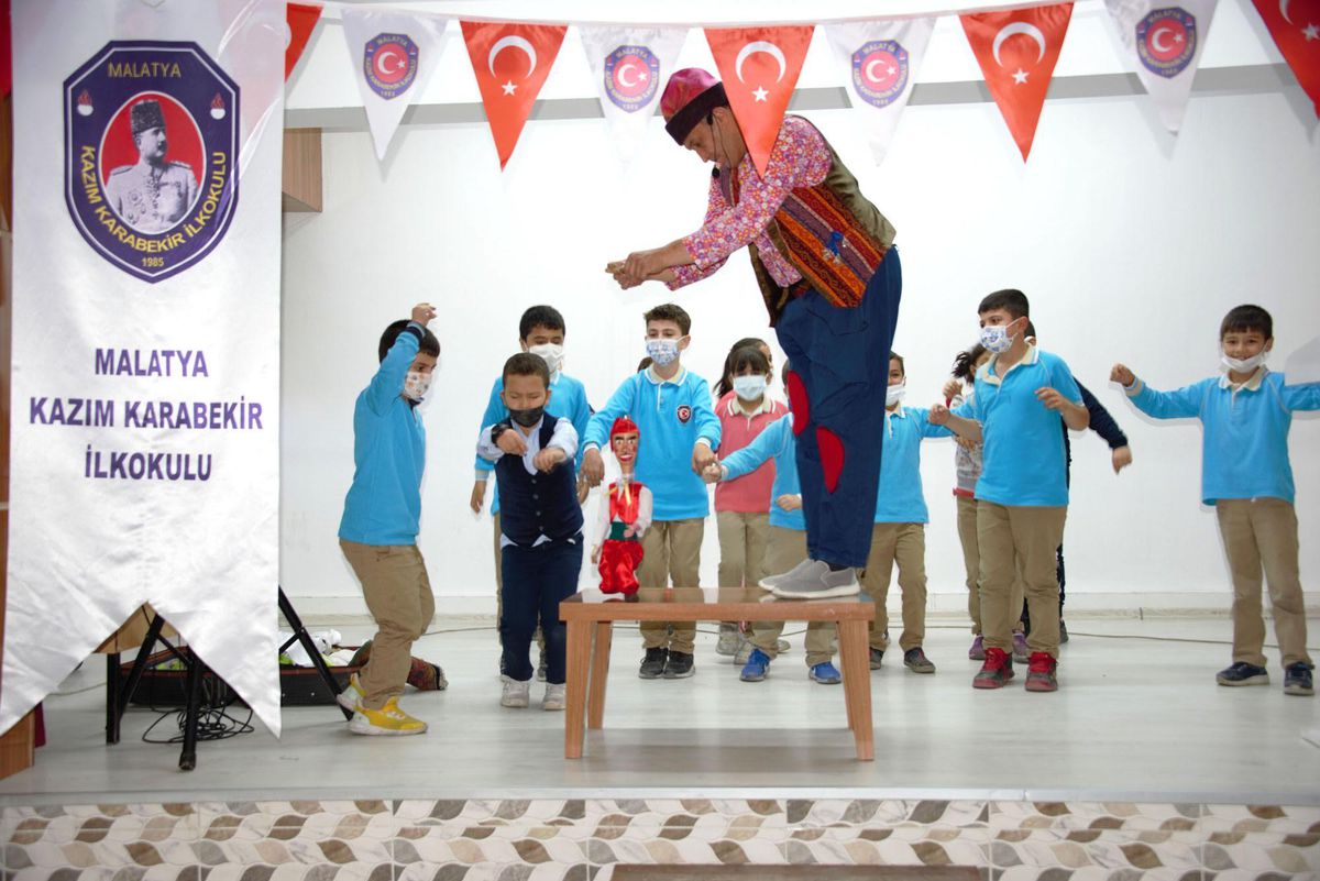 Malatya'da öğrencilere su bilinci oluşturmak amacıyla tiyatro etkinliği düzenlendi