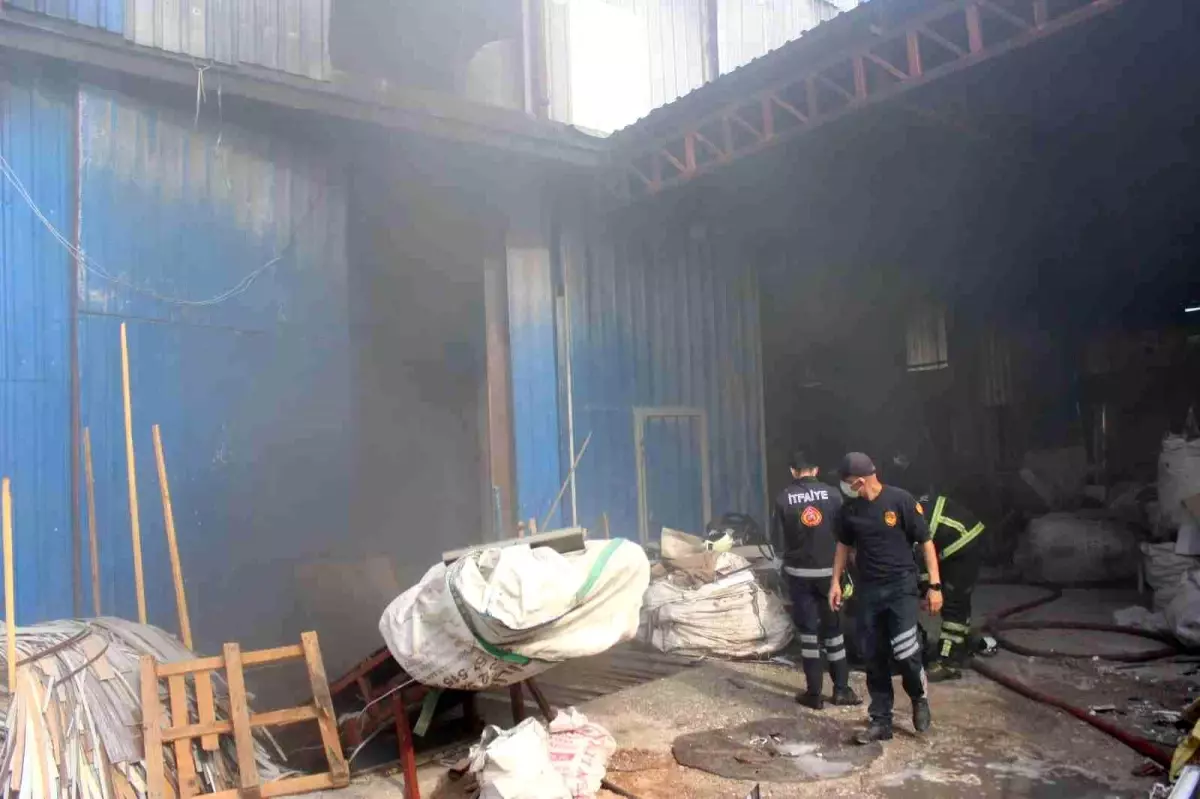 Son dakika haber! Hatay'da fabrika yangını