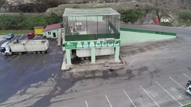 İlkadım'ın yeni atık transfer istasyonu hizmete girdi