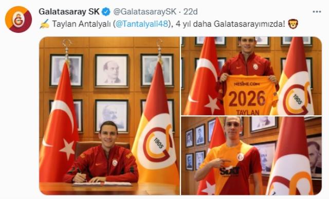 Son Dakika: Galatasaray Taylan Antalyalı, İsmail Çipe ve Christian Luyindama ile mukavele uzattı