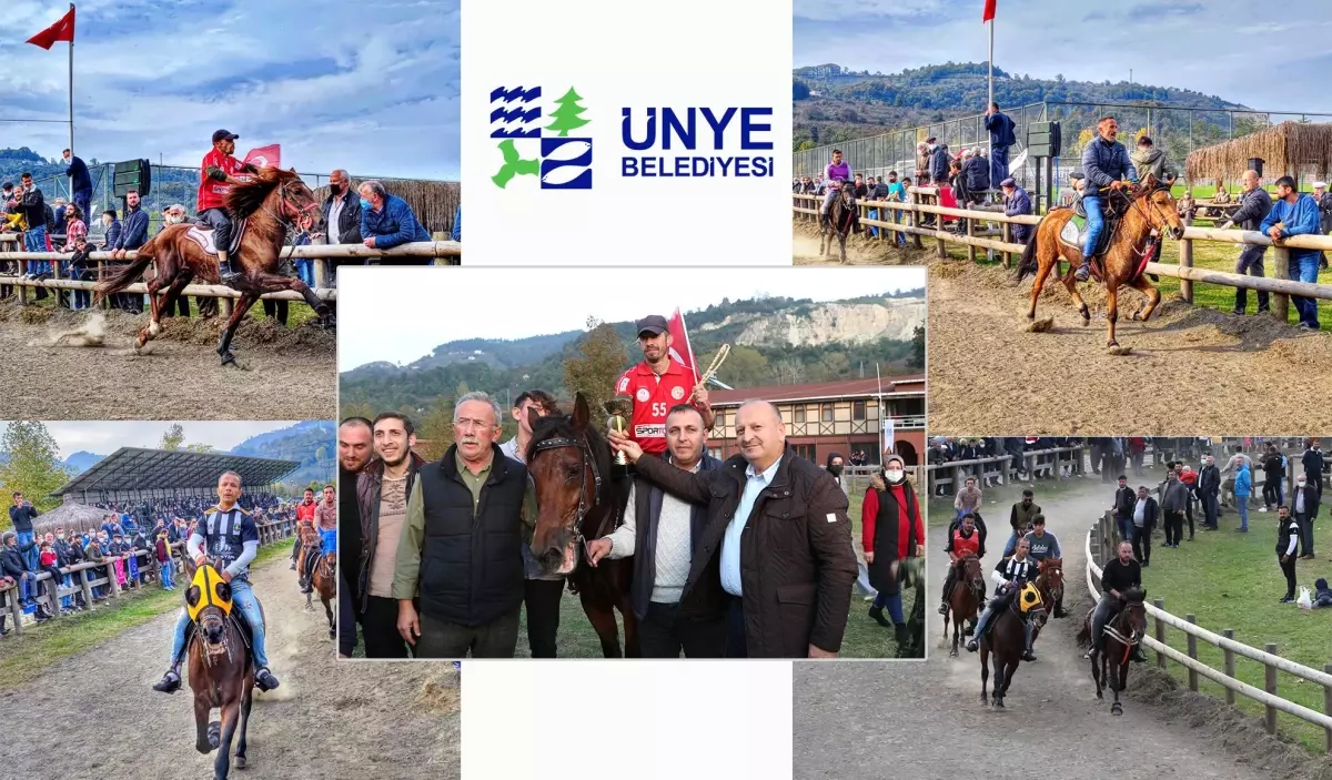 ÜNYE'DE ATLAR CUMHURİYET İÇİN KOŞTU