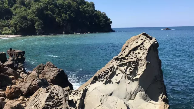 Zonguldak'ın Kireçlik sahili karavan park la turizme kazandırılacak