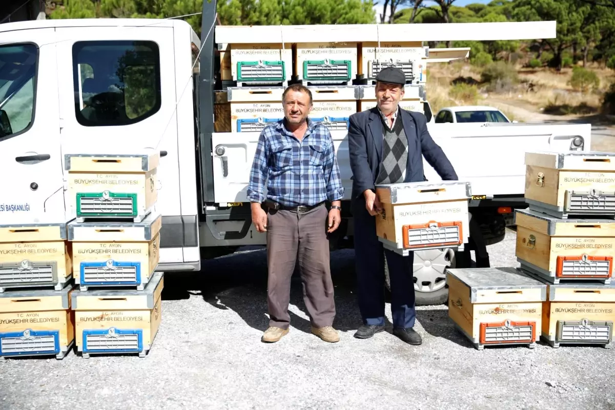 AYDIN BÜYÜKŞEHİR BELEDİYESİ'NDEN BAL ÜRETİCİLERİNE CAN SUYU