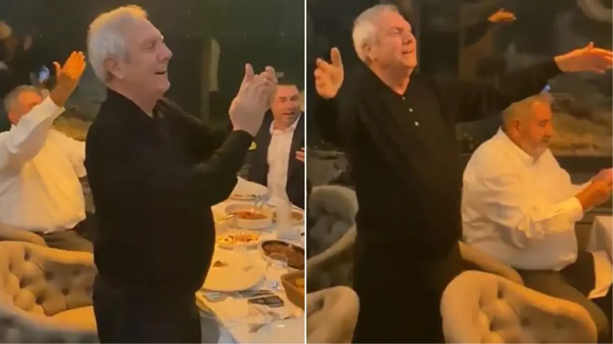 Aziz Yıldırım'ı hiç böyle görmediniz! Doğum gününde çılgınca eğlenip, şarkı söyledi