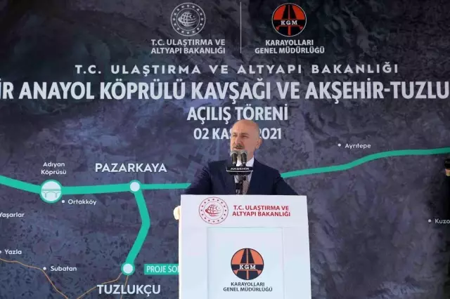 Son Dakika | Bakan Karaismailoğlu, Konya'da köprülü kavşak ve yol açılışı töreninde konuştu Açıklaması