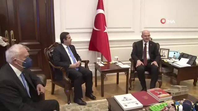 Bakan Soylu, Yunan Bakan Mitarachi'yi kabul etti