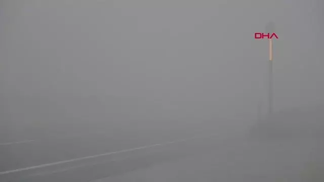 Bolu Dağı'nda sis ulaşımda aksamalara neden oldu