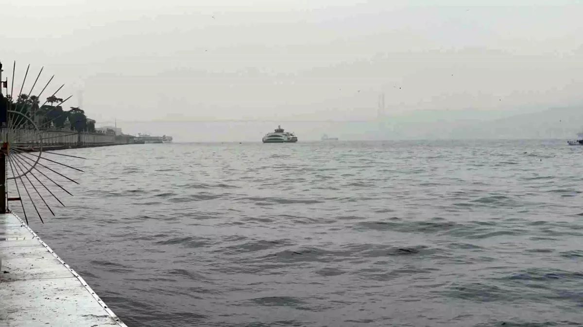 İstanbul Boğazı'nda sis