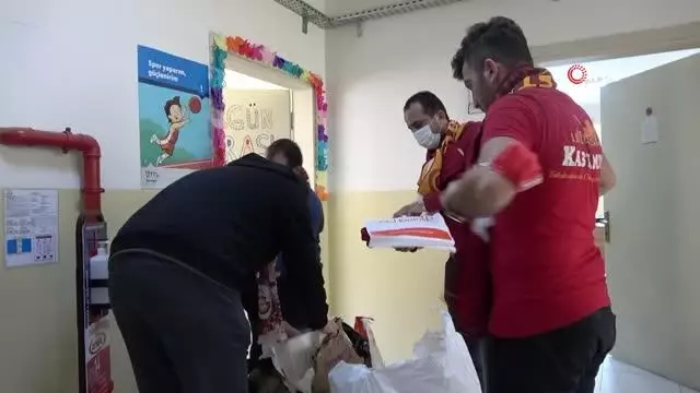 Sel felaketinin yaşandığı Bozkurt'ta Galatasaray Taraftarlar Derneğinden anlamlı davranış
