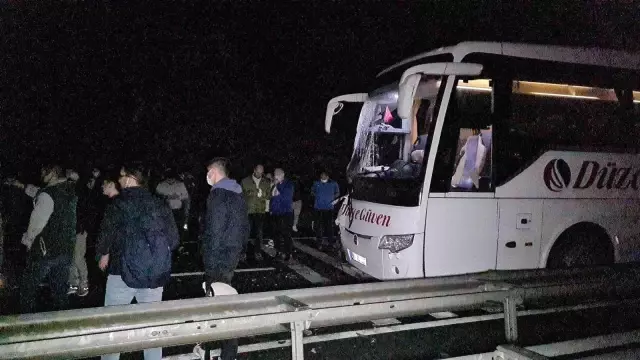 Yola dökülen mazot kazalara neden oldu