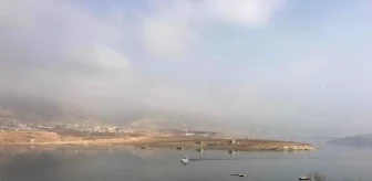 Baraj suları çekildi, eski Hasankeyf göründü