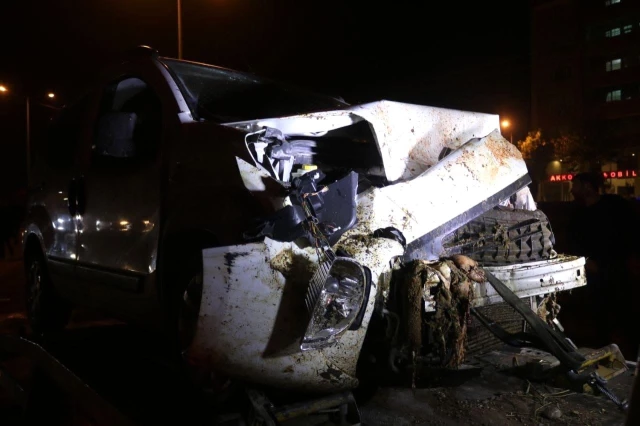 Diyarbakır'da otomobil sürüye çarptı: 4 koyun telef oldu