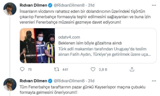 Fatih Aydın'ın iadesinde Fenerbahçelileri ayağa kaldıran görüntü! Rıdvan Dilmen davet yaptı