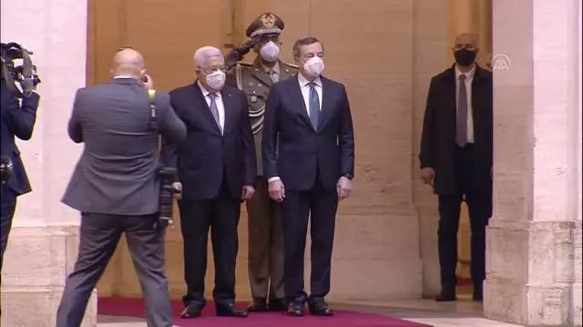 İtalya Başbakanı Draghi, Filistin Devlet Başkanı Abbas ile görüştü