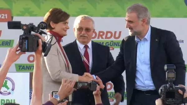 AK PARTİ VE CHP İL BAŞKANLARI ORDU GÜNLERİNDE BİR ARAYA GELDİ -2