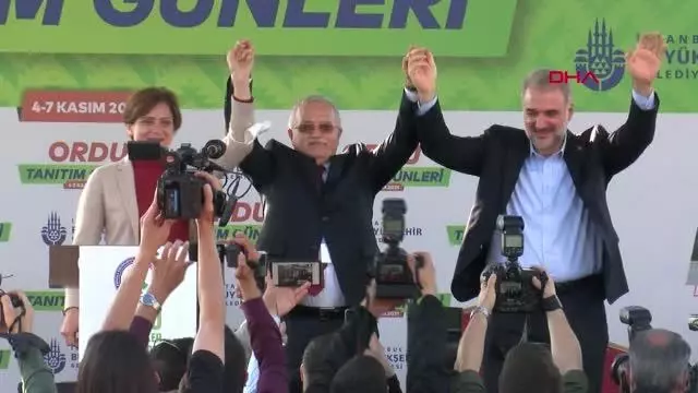 AK PARTİ VE CHP İL BAŞKANLARI ORDU GÜNLERİNDE BİR ARAYA GELDİ -2