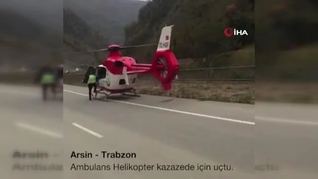 ambulans helikopter kazazede icin havalandi 2 14506149 o
