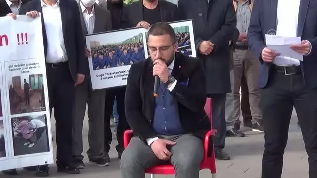 Çin'in Uygur Türklerine yönelik politikası protesto edildi