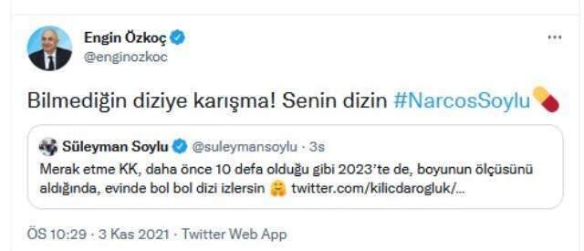 Kemal Kılıçdaroğlu'nun La Casa de Papel'li seçim göndermesine Bakan Soylu'dan yanıt gecikmedi