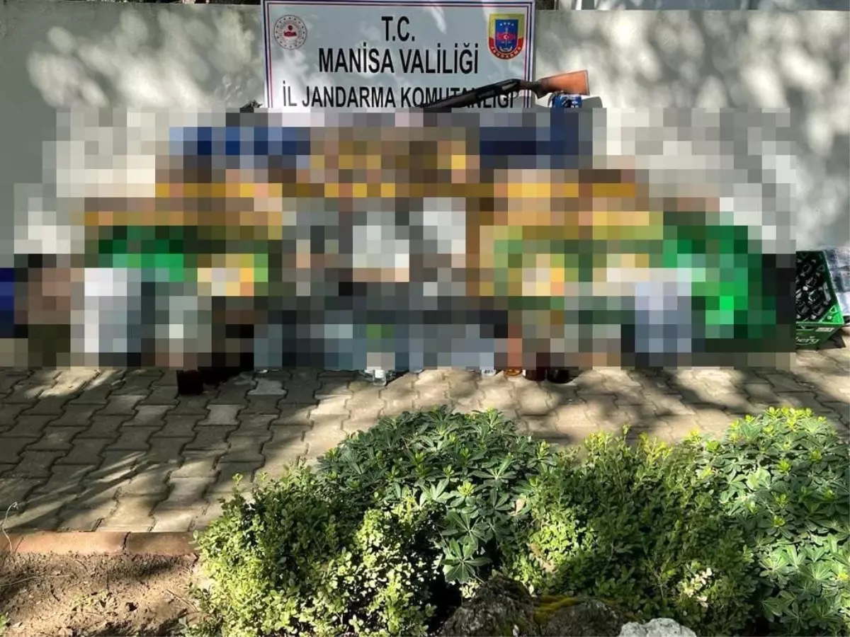 Manisa'da kaçak içki operasyonu