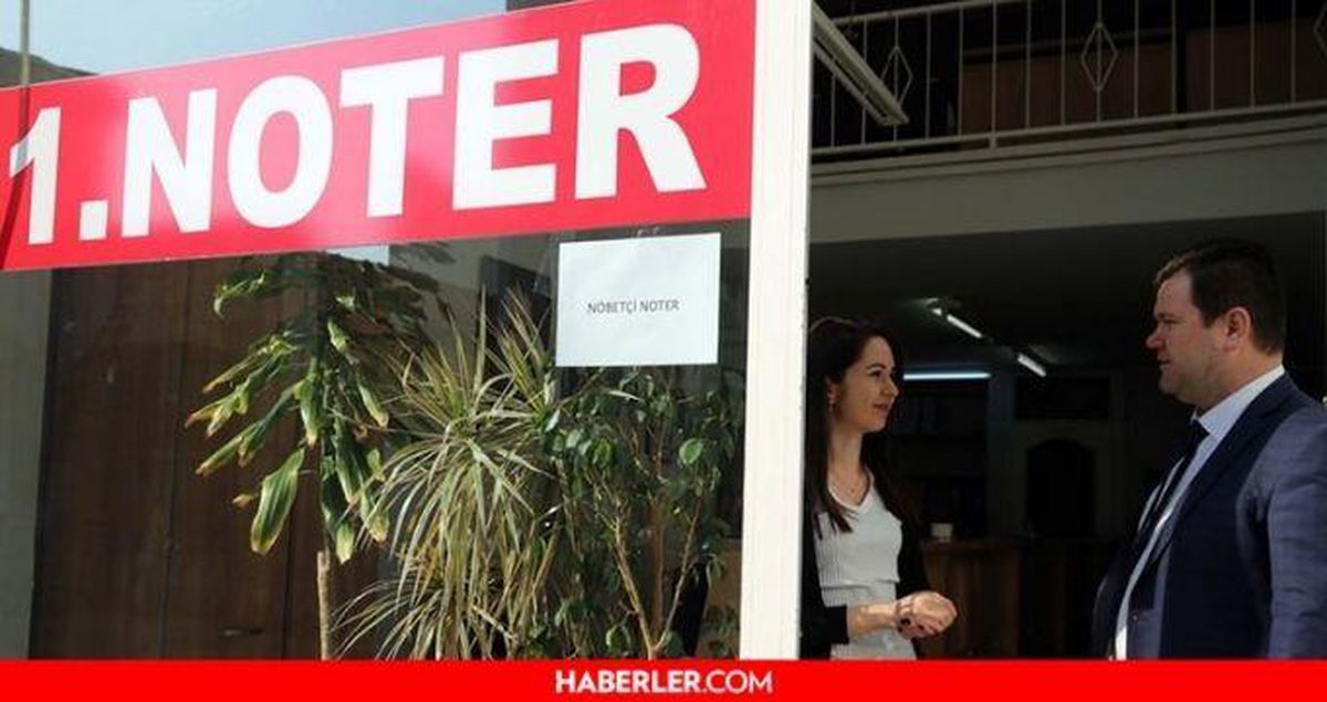 Noter kaçta açılıyor? Noter açılış saati