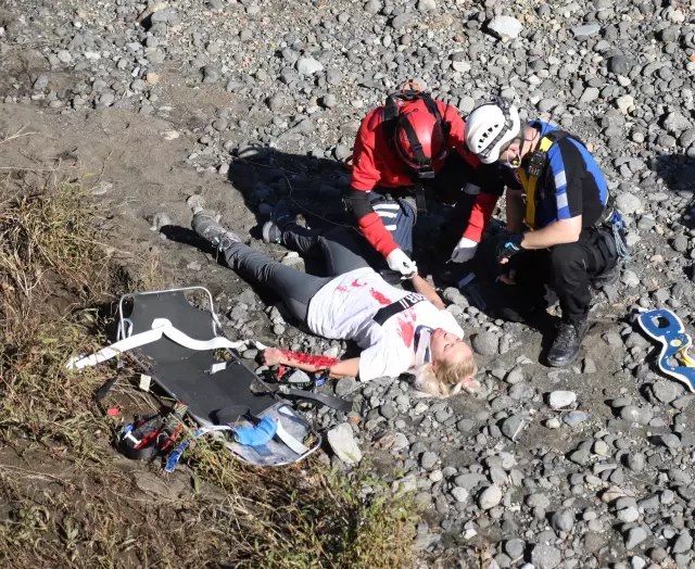 Son dakika haber! Samsun'da selde kurtarma ve kayıpları bulma tatbikatı yapıldı