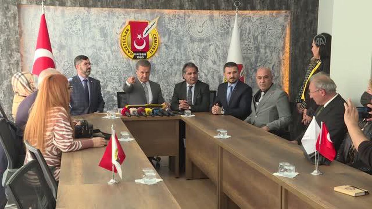TDP Genel Başkanı Sarıgül, Kayseri Gazeteciler Cemiyetinde konuştu