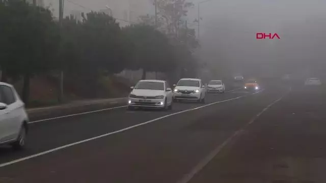 Tekirdağ'da yoğun sis etkili oldu