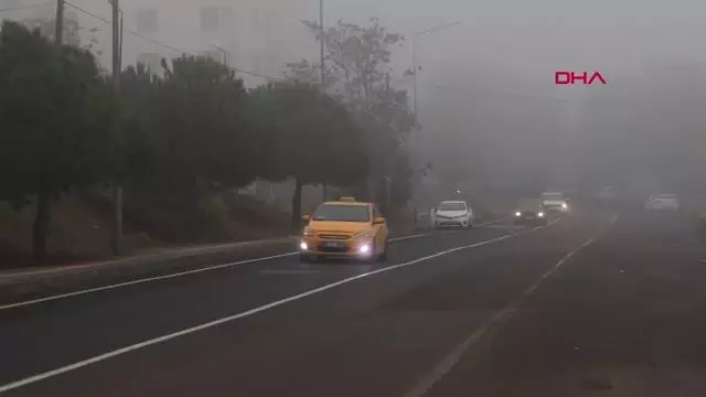Tekirdağ'da yoğun sis etkili oldu