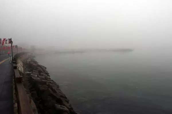 Tekirdağ'da yoğun sis etkili oldu