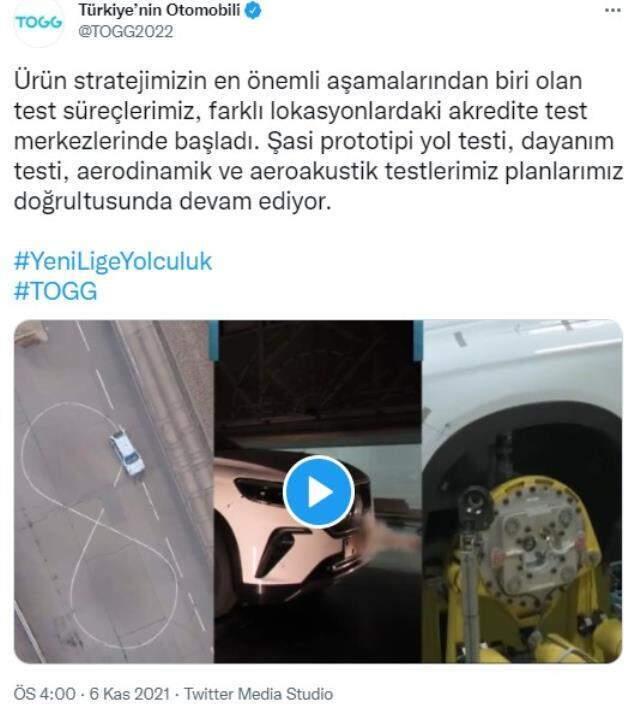 Yerli otomobilde test süreçleri devam ediyor! TOGG'un yeni videosu milyonların heyecanına heyecan katacak
