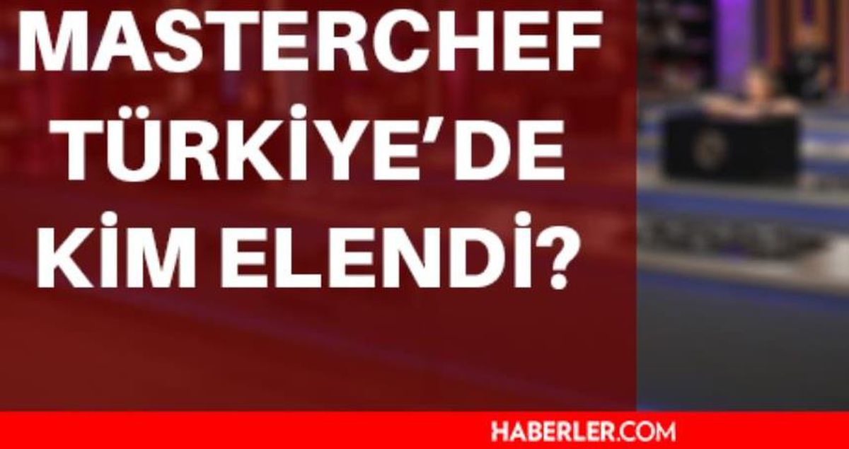 MasterChef kim elendi? 7 Kasım Pazar MasterChef'te kim elendi, kim gitti?