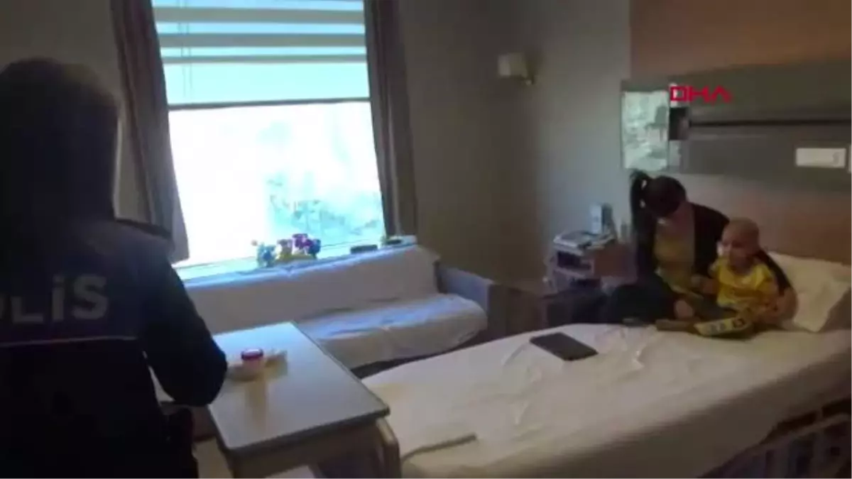 POLİSTEN, ATLI POLİS OLMAK İSTEYEN LÖSEMİLİ MİNİK EMİR'E ZİYARET