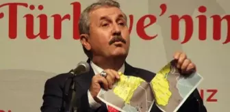 Sözde Kürdistan haritasını yırtan Destici: Sizin rüyalarınızı ve hayallerinizi kabusa çeviririz