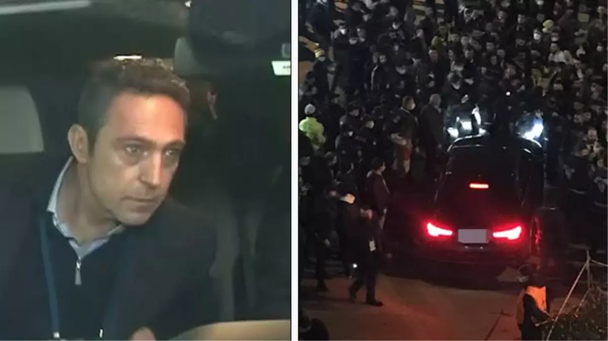 Başkan Ali Koç'un zor anları! Öfkeli taraftarlar arabasının önünü kesti