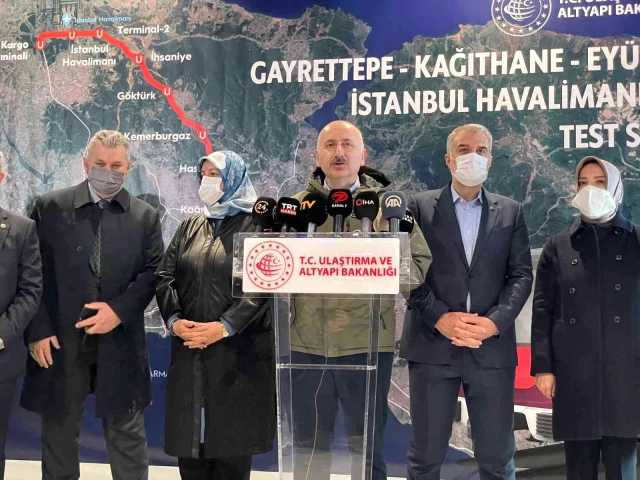Test sürüşleri başladı! Gayrettepe İstanbul Havalimanı metro hattı, 2022'nin ilk çeyreğinde hizmete girecek
