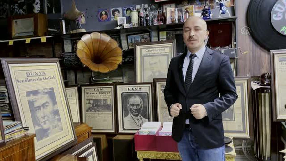 110 Kasım matemi gazetelerin tarihi manşetlerinde