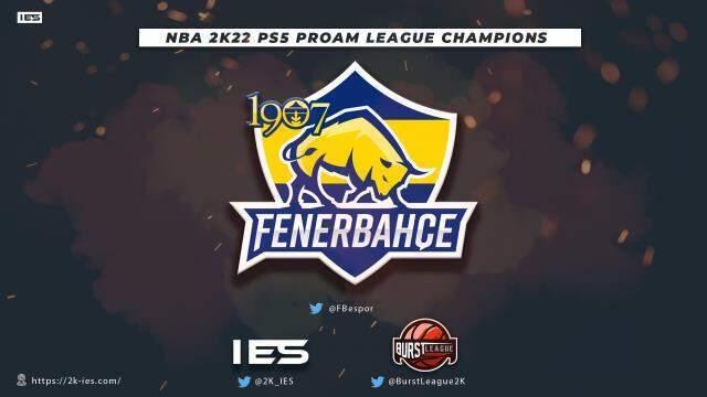 1907 Fenerbahçe Espor kulübü Burst League x 2K IES Ligi şampiyonu oldu