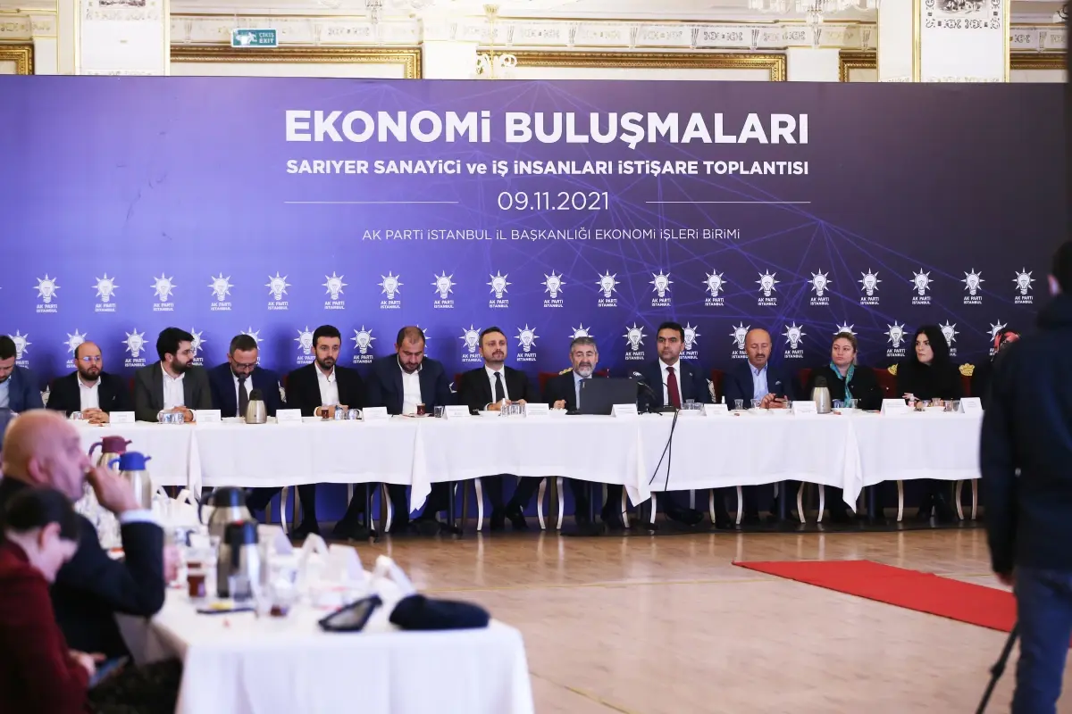 Hazine ve Maliye Bakan Yardımcısı Nebati, Sarıyer'deki iş insanlarıyla buluştu Açıklaması