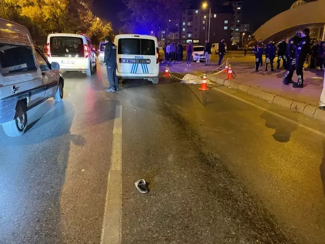 Minibüsün çarptığı kadın hayatını kaybetti
