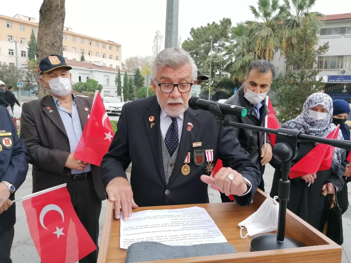 Kocaeli'de gaziler, İYİ Parti'li Türkkan'ı kınadı