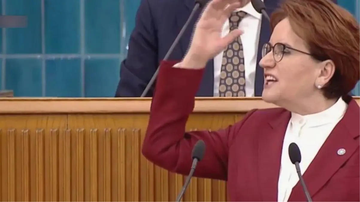 Kürsüde sinirlerine hakim olamayan Akşener'den içinde 'Yavşak' geçen sert sözler