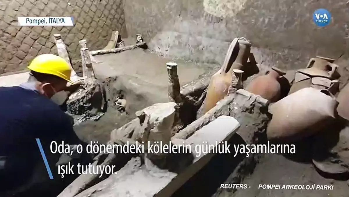 Pompei'de Kölelerin Odası Keşfedildi